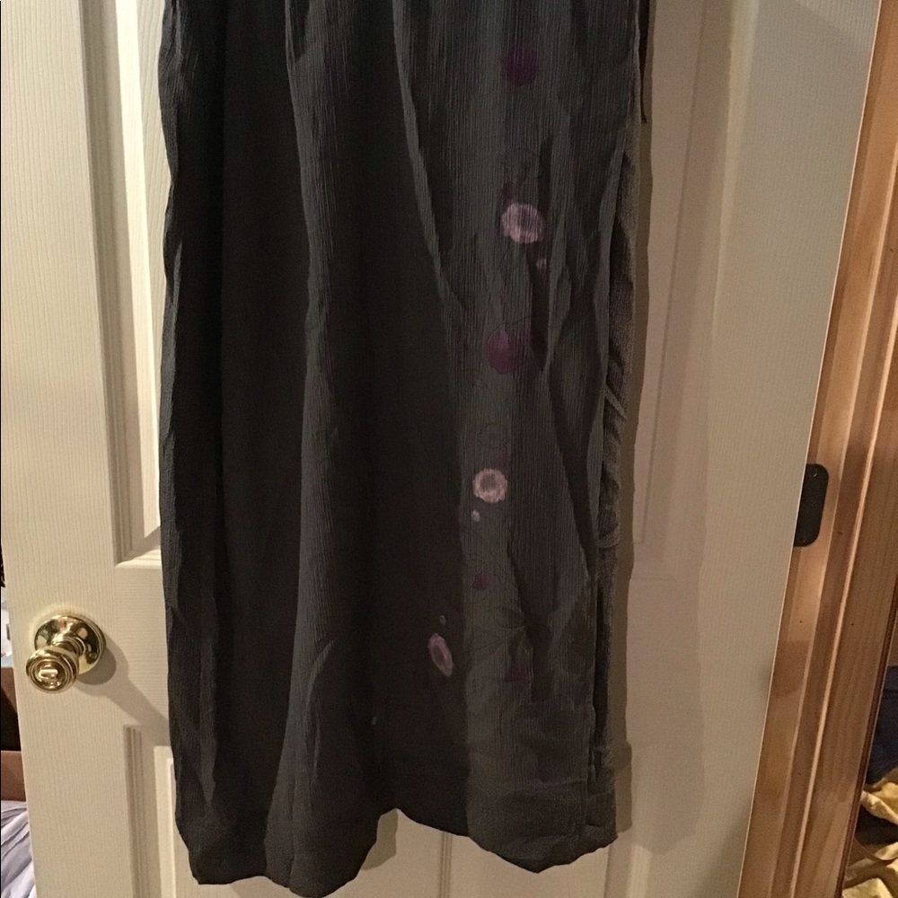 J JILL VINTAGE 14P SILK POLY WRAP SKIRT